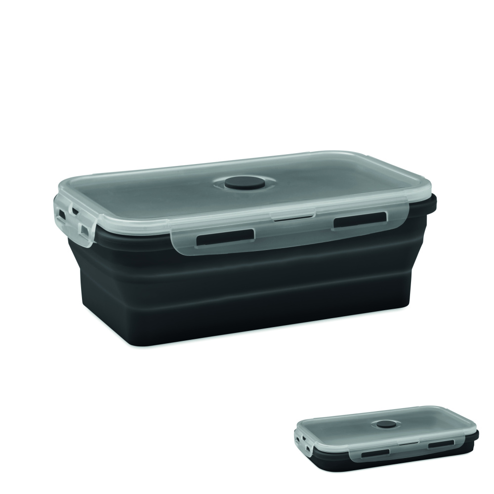 Logo trade promotional products picture of: Collapsible silicone lunch box